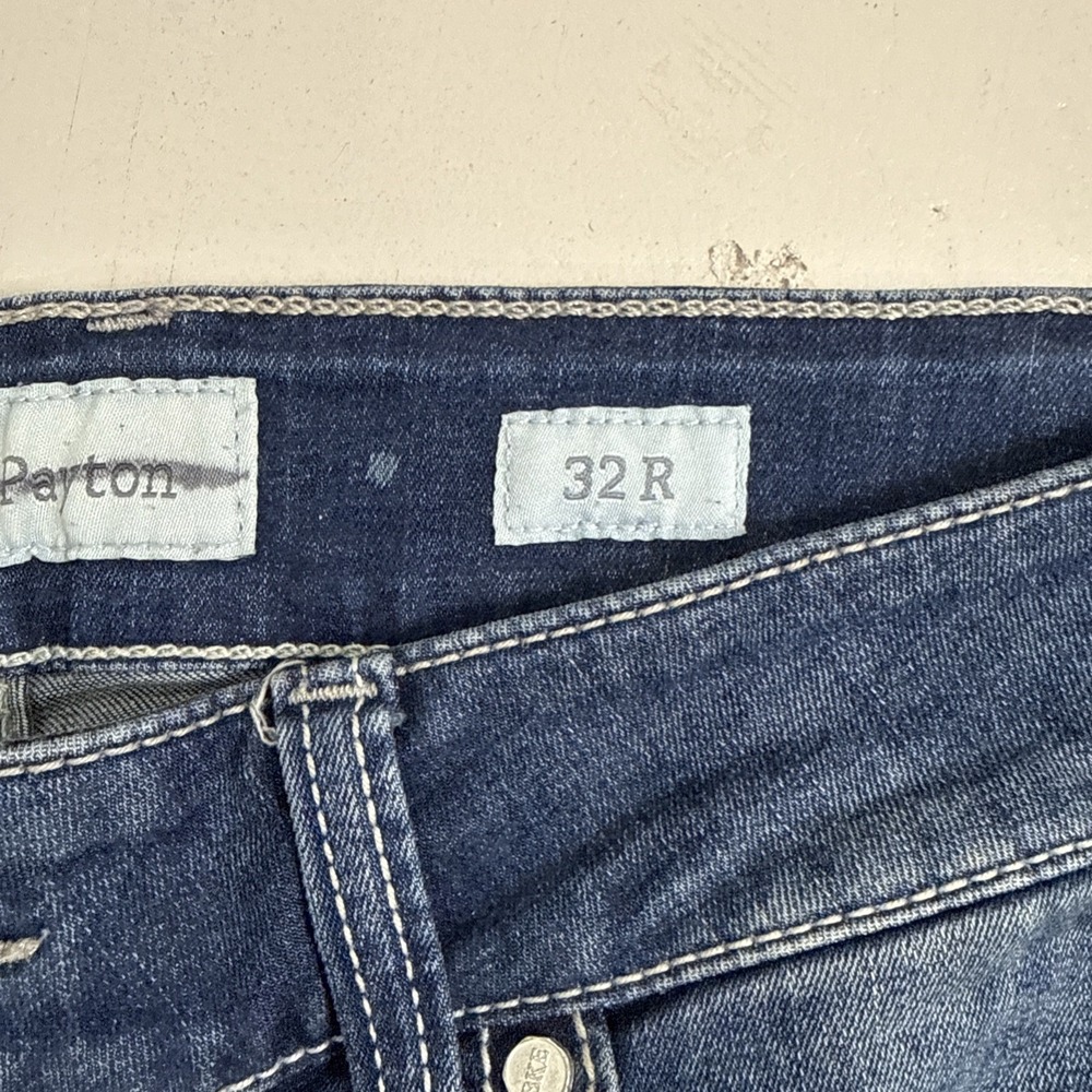 BKE Jeans Payton Womens 32R Mid Rise Blue Denim Bootcut Stretch BUCKLE - Picture 5 of 9